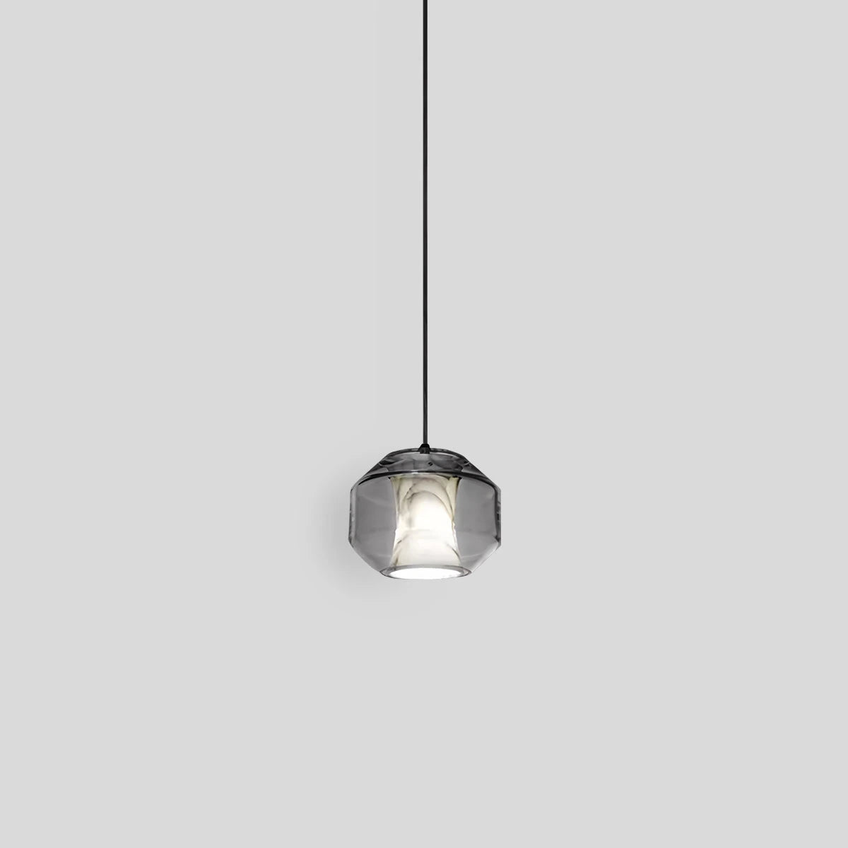 Antizer Modern Alabaster Glass Pendent Light for Bedroom Style A