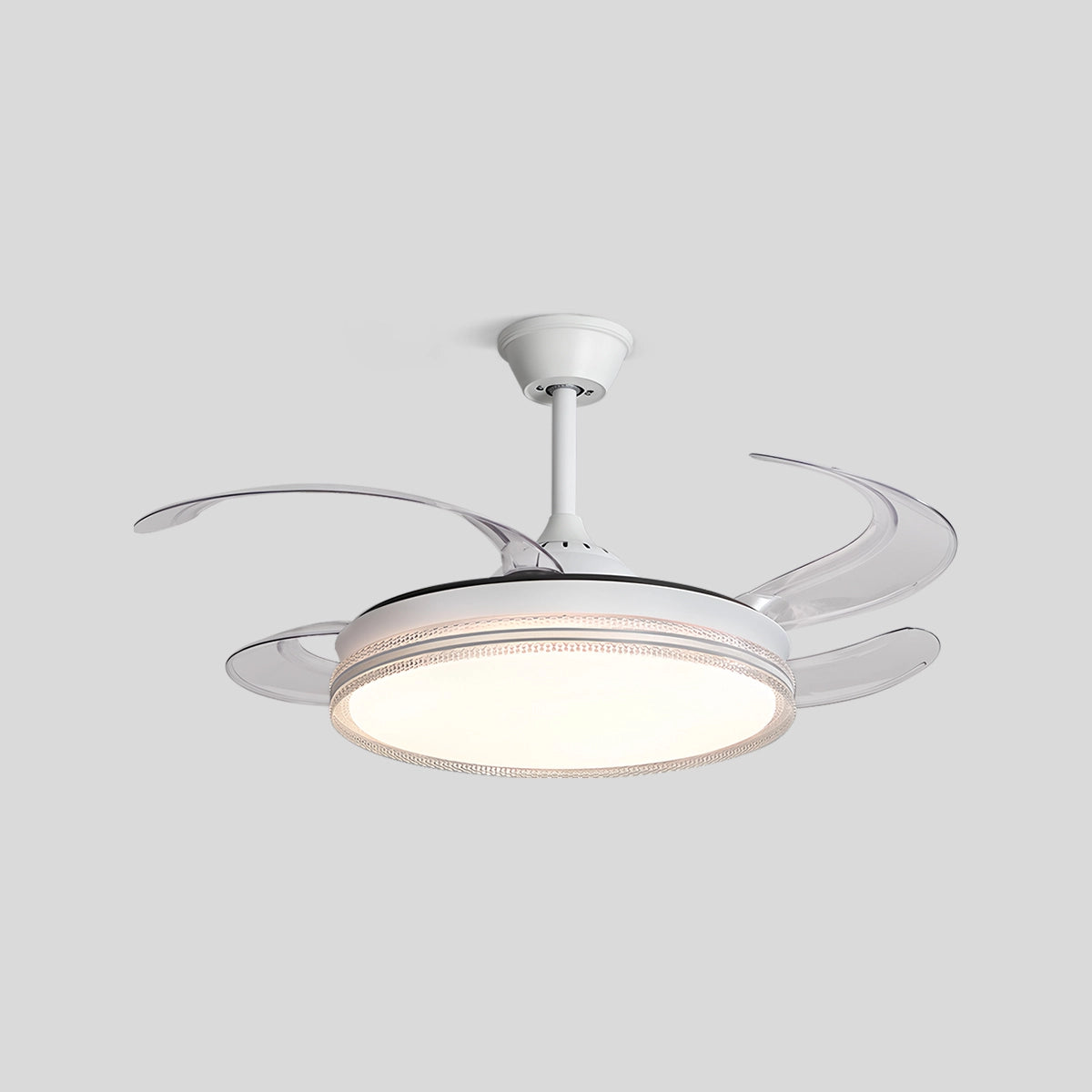 Antizer Modern LED Ceiling Fan Lights with Remote Control Style A D106cm / 42"