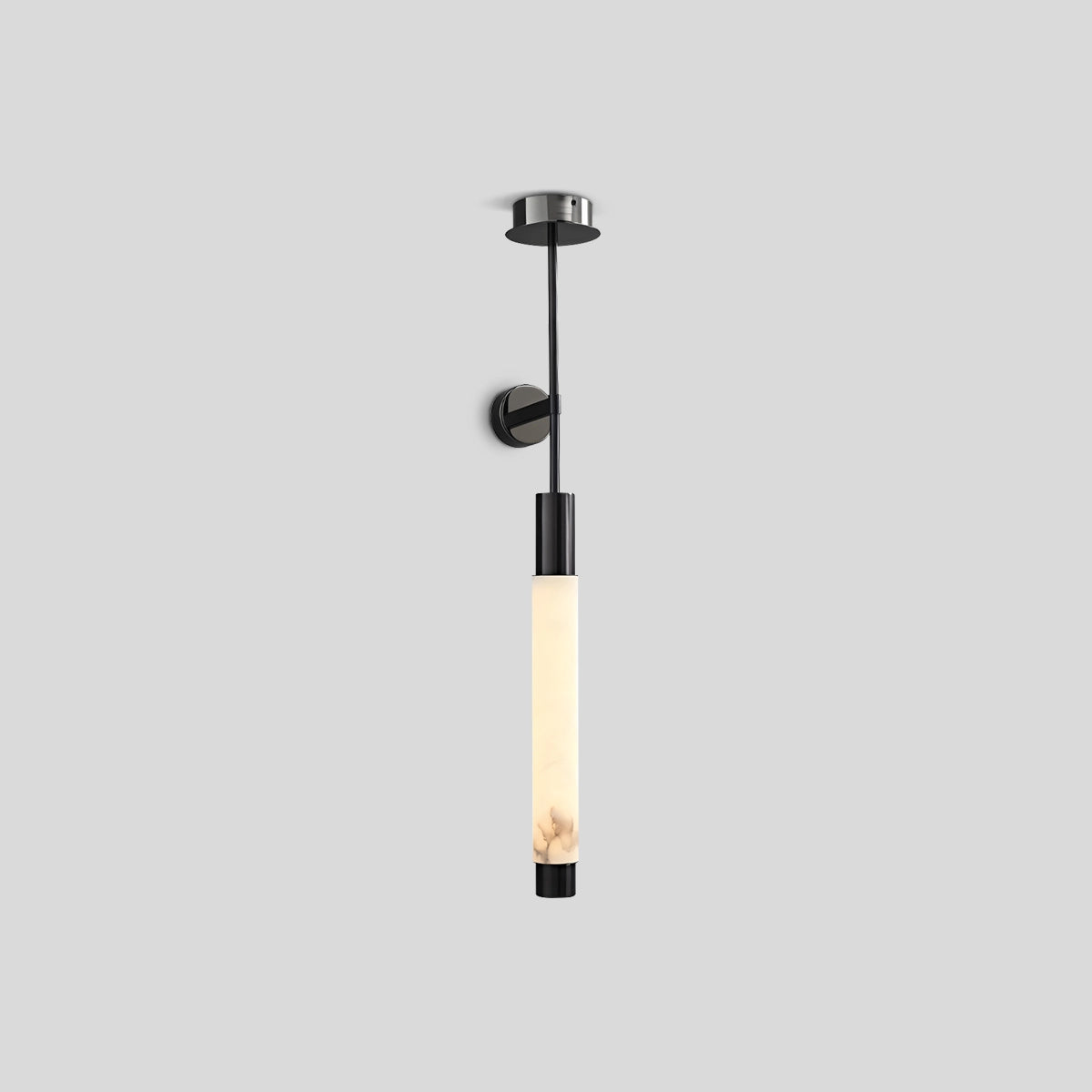 Antizer Modern Spanish Alabaster Long Strip Wall Lamp Style B-2 Base Black