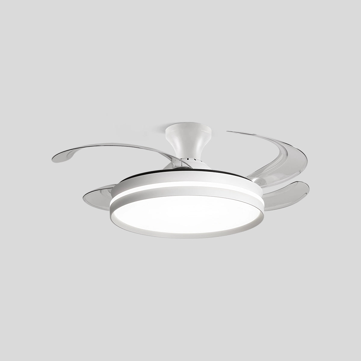 Antizer Modern Silent Remote Control Ceiling Fan with Light Style B-Ceiling D106cm / 42"