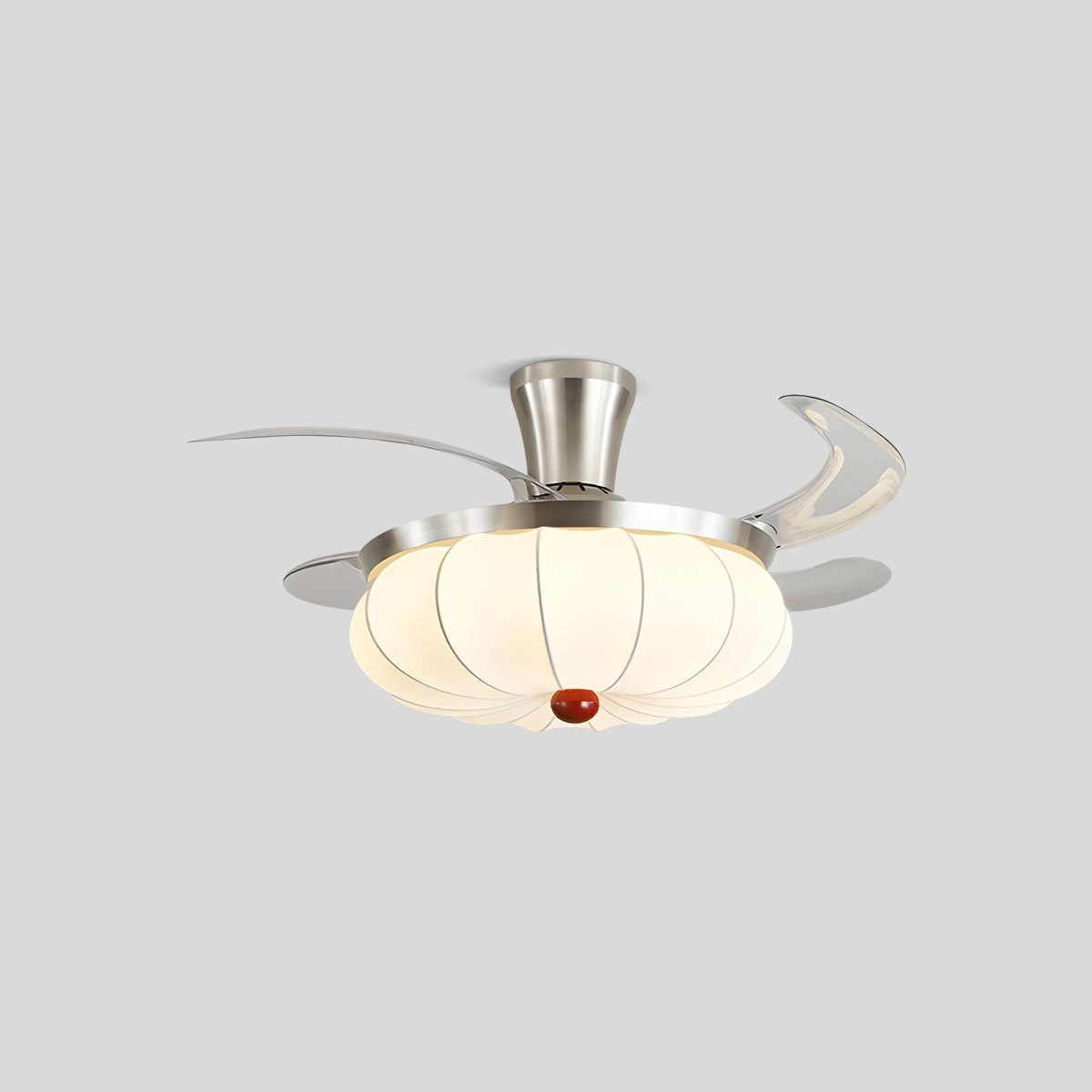 Antizer Retro Fabric Ceiling Fan Light for Dining Room Style B-Ceiling