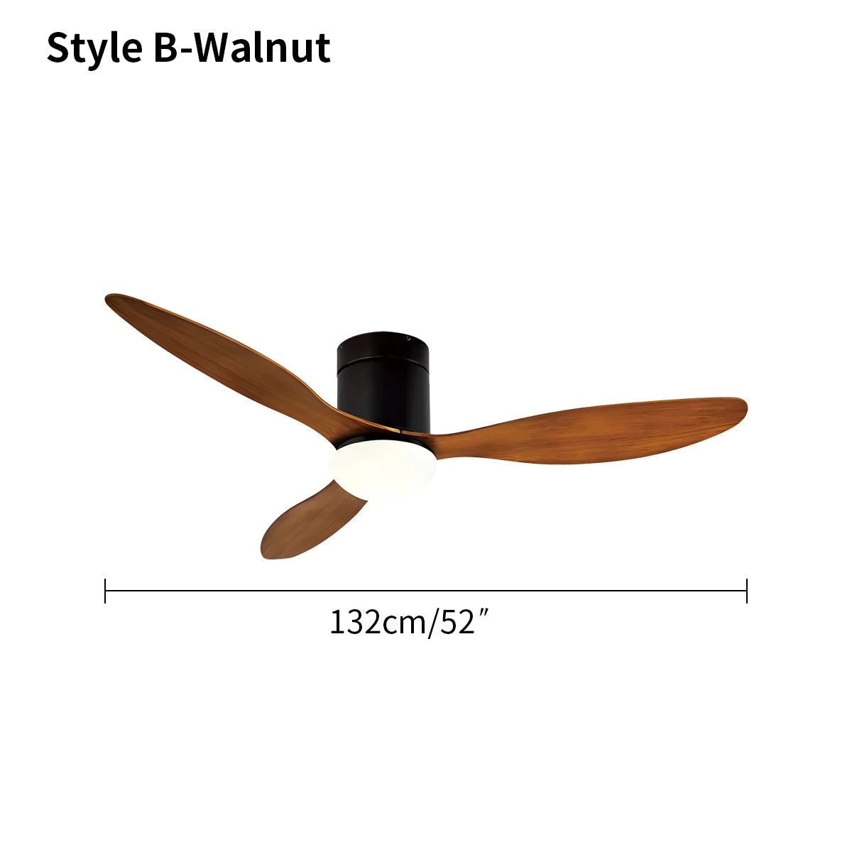 Antizer 3 Blade Modern Ceiling Fan with Light