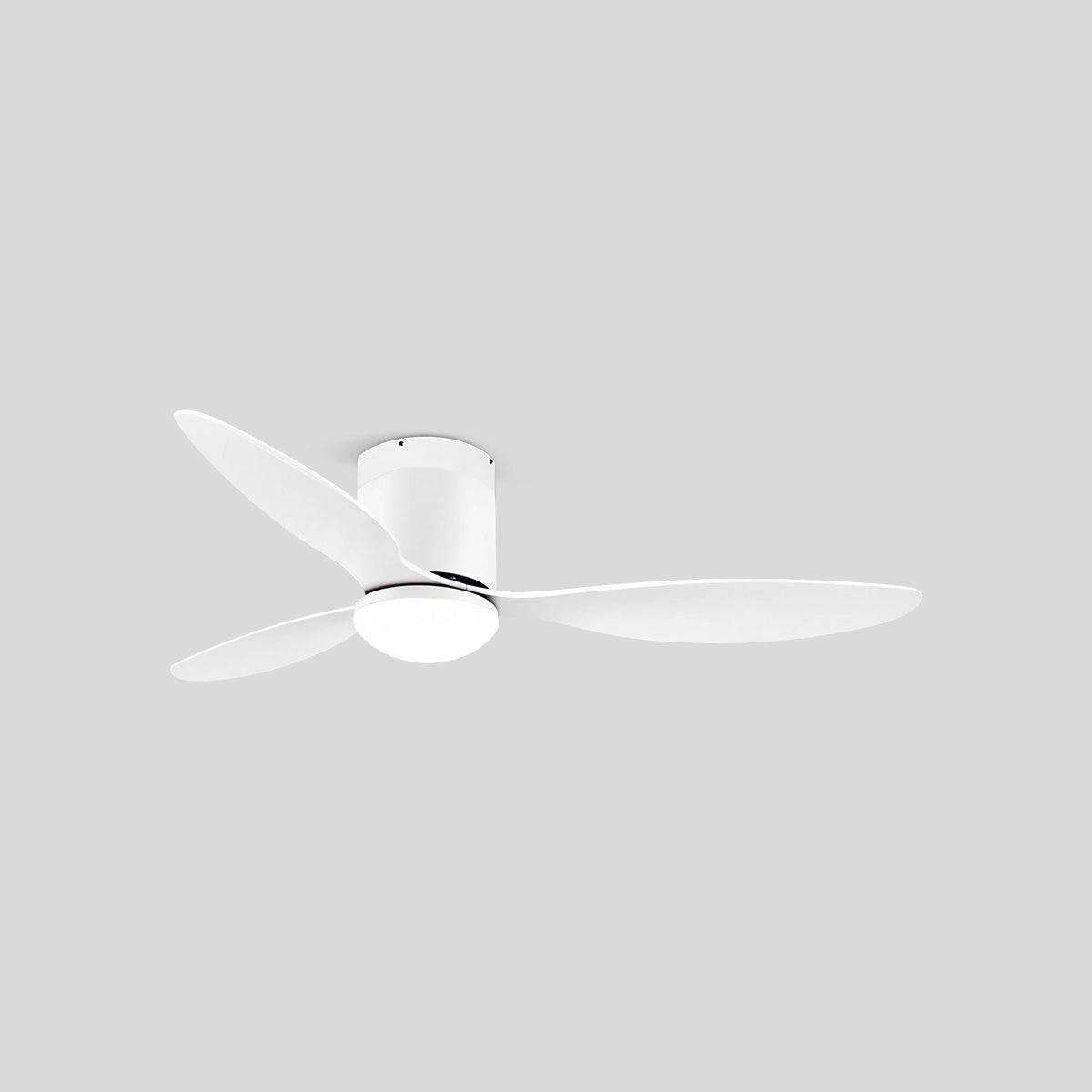 Antizer 3 Blade Modern Ceiling Fan with Light Style B White
