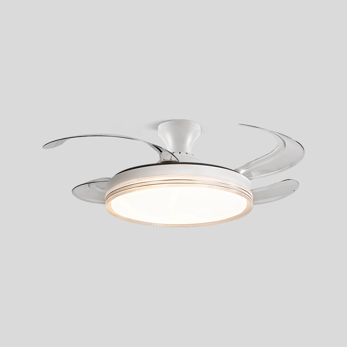 Antizer Modern LED Ceiling Fan Lights with Remote Control Style B D106cm / 42"