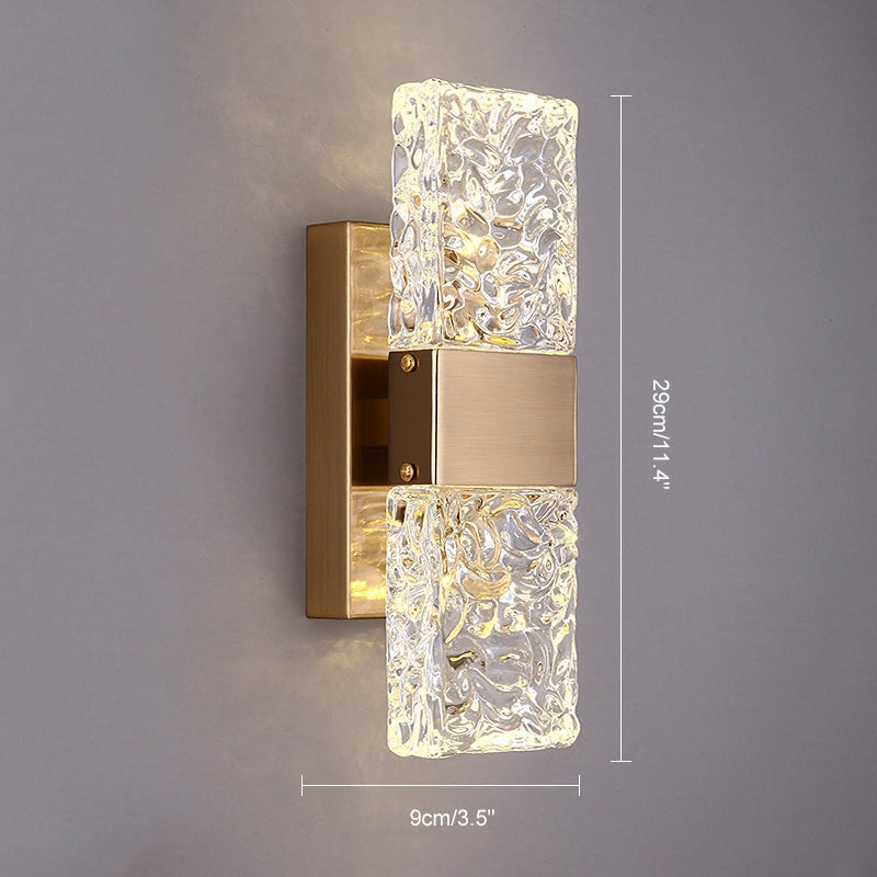 Antizer Crystal Glass Luxury Wall Sconce