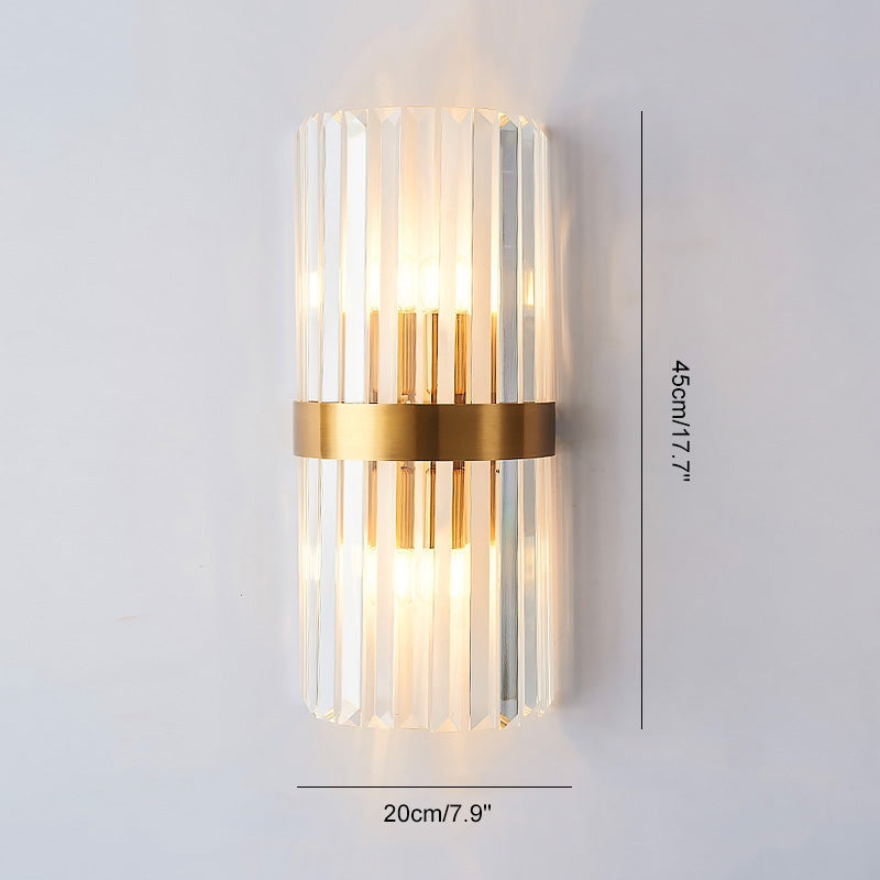 Antizer Crystal Glass Luxury Wall Sconce