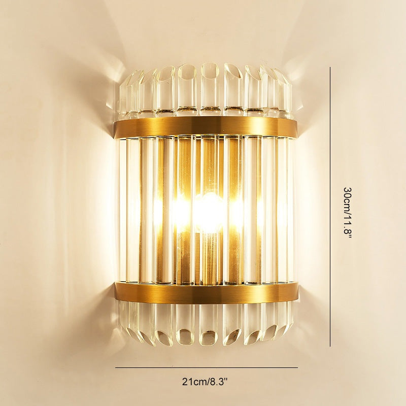 Antizer Crystal Glass Luxury Wall Sconce