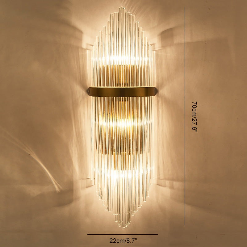 Antizer Crystal Glass Luxury Wall Sconce