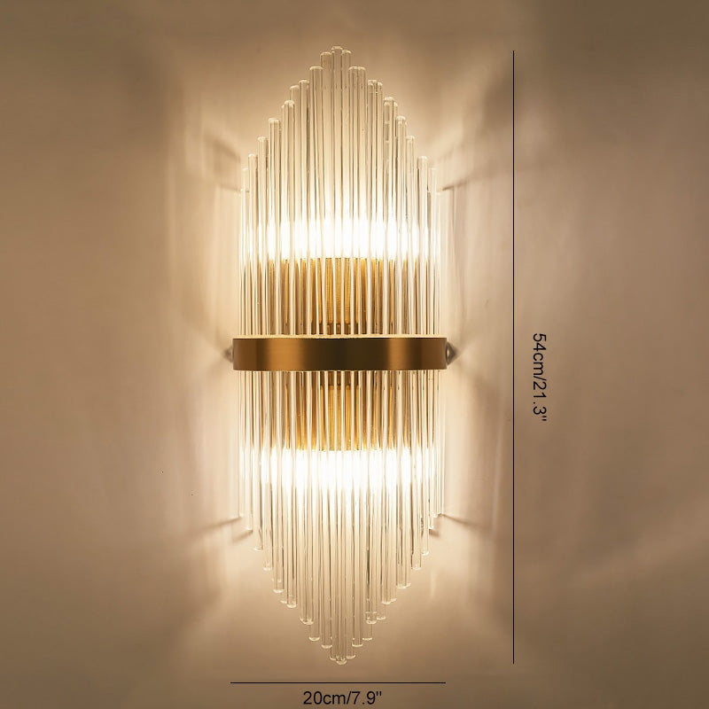 Antizer Crystal Glass Luxury Wall Sconce