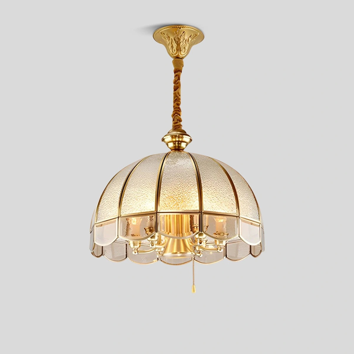 Antizer European Style Copper Pendant Light for Living Room Style A-D43cm / 16.93"