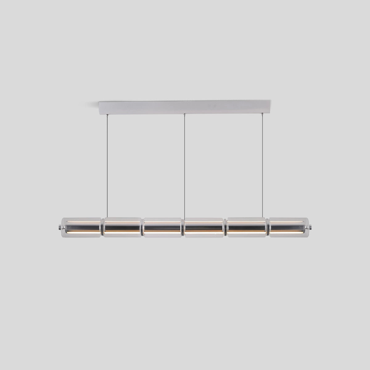 Antizer Minimalist Long Glass Pendant Light Style A 6 Heads