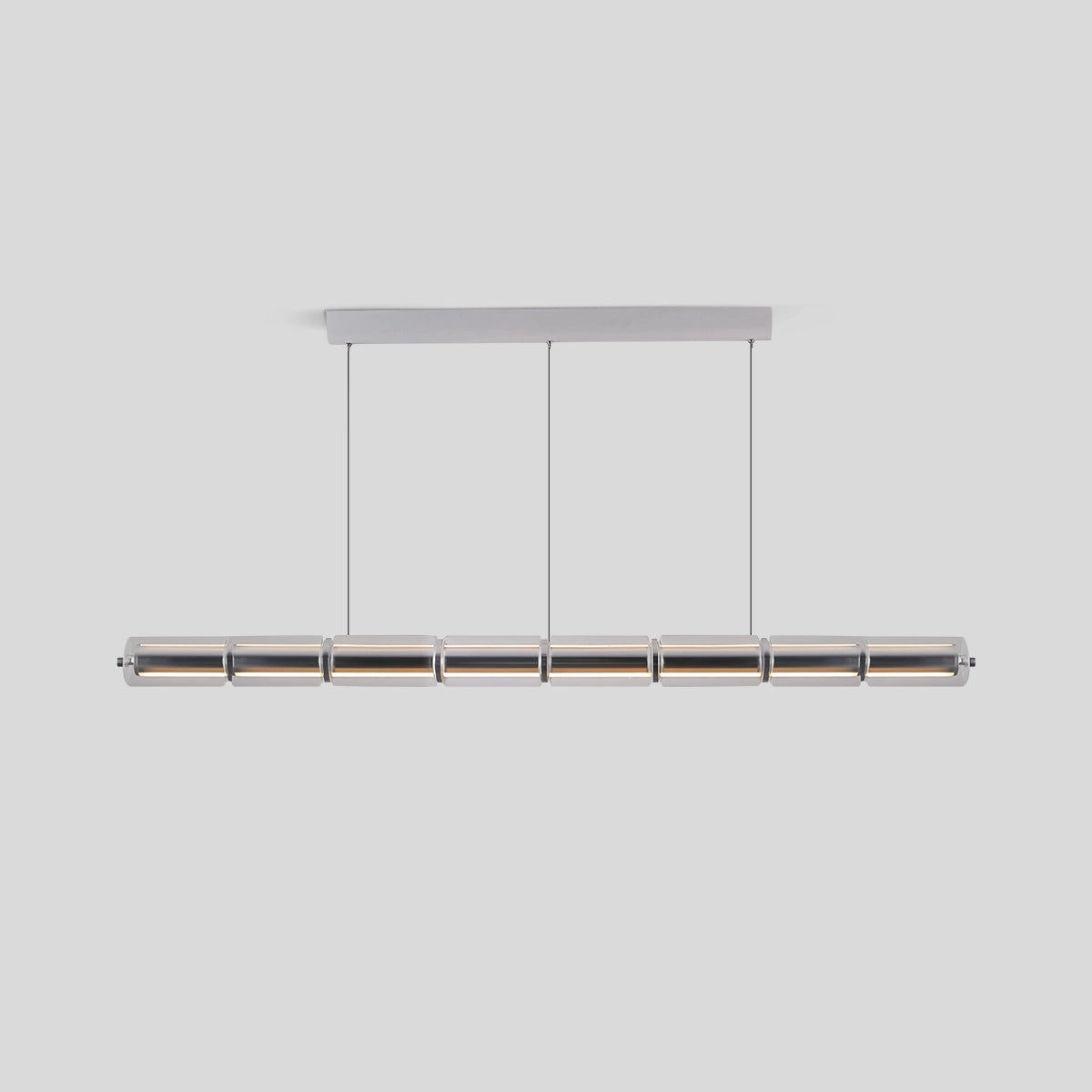 Antizer Minimalist Long Glass Pendant Light Style A 8 Heads