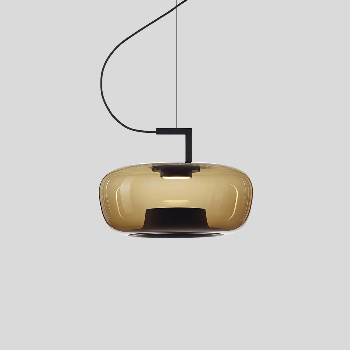 Antizer Nordic Minimalist Glass Pendant Light Style A Amber Warm Light
