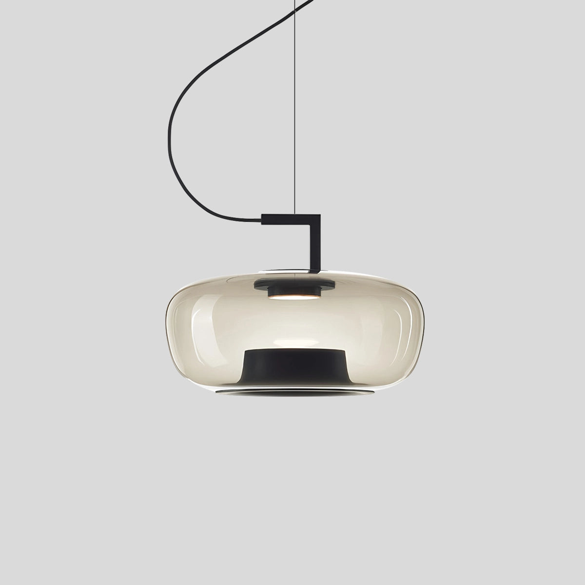 Antizer Nordic Minimalist Glass Pendant Light Style A Frosted White Warm Light