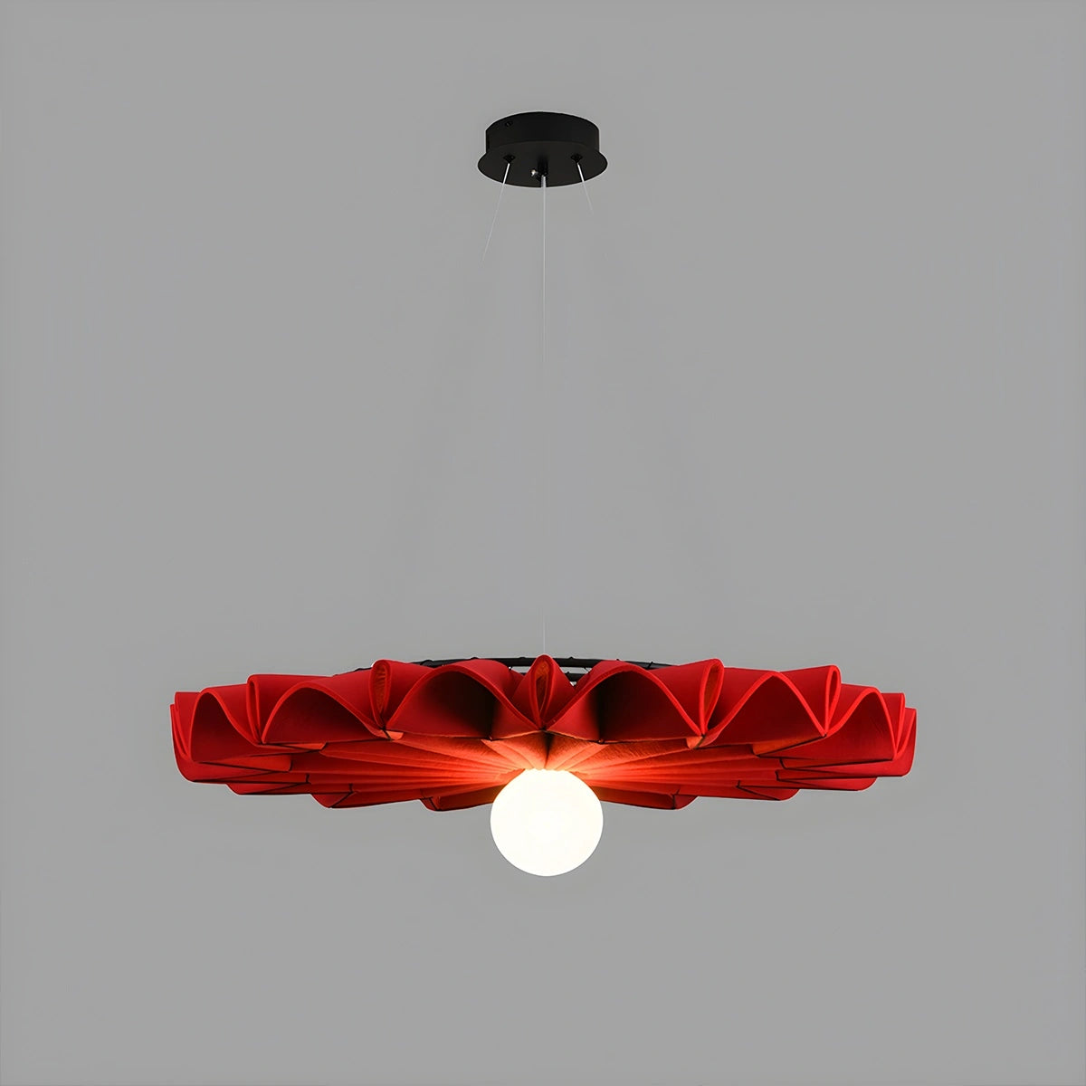 Antizer Sunflower Acoustic Pendant Light Red Style A