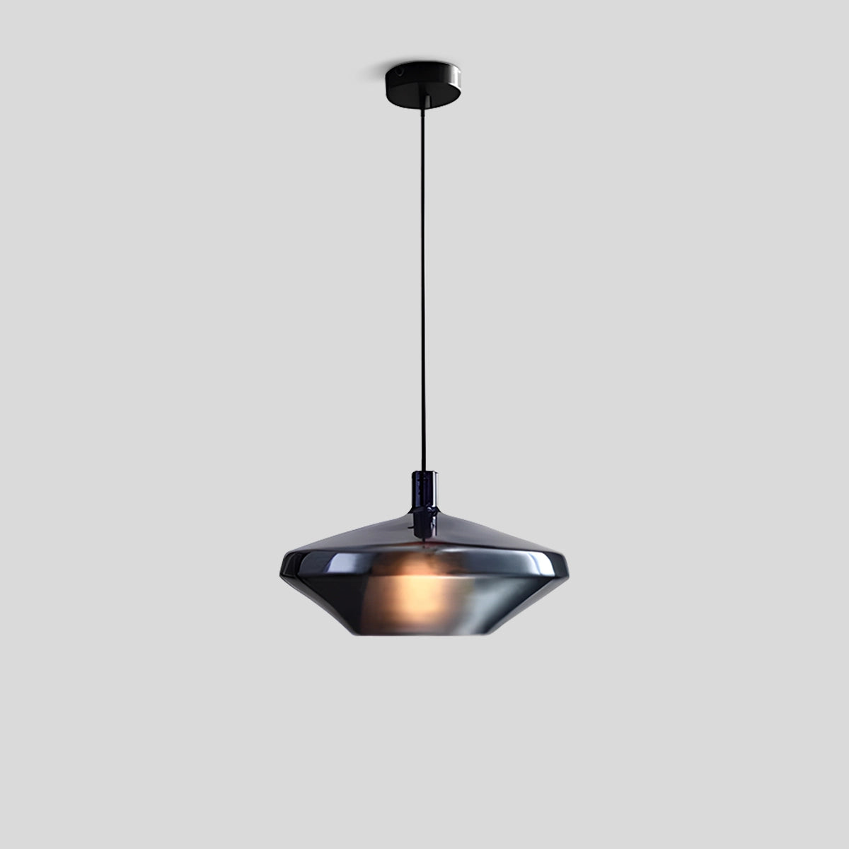 Antizer Modern Minimalist LED Glass Pendant Light for Kitchen Style A Warm Light