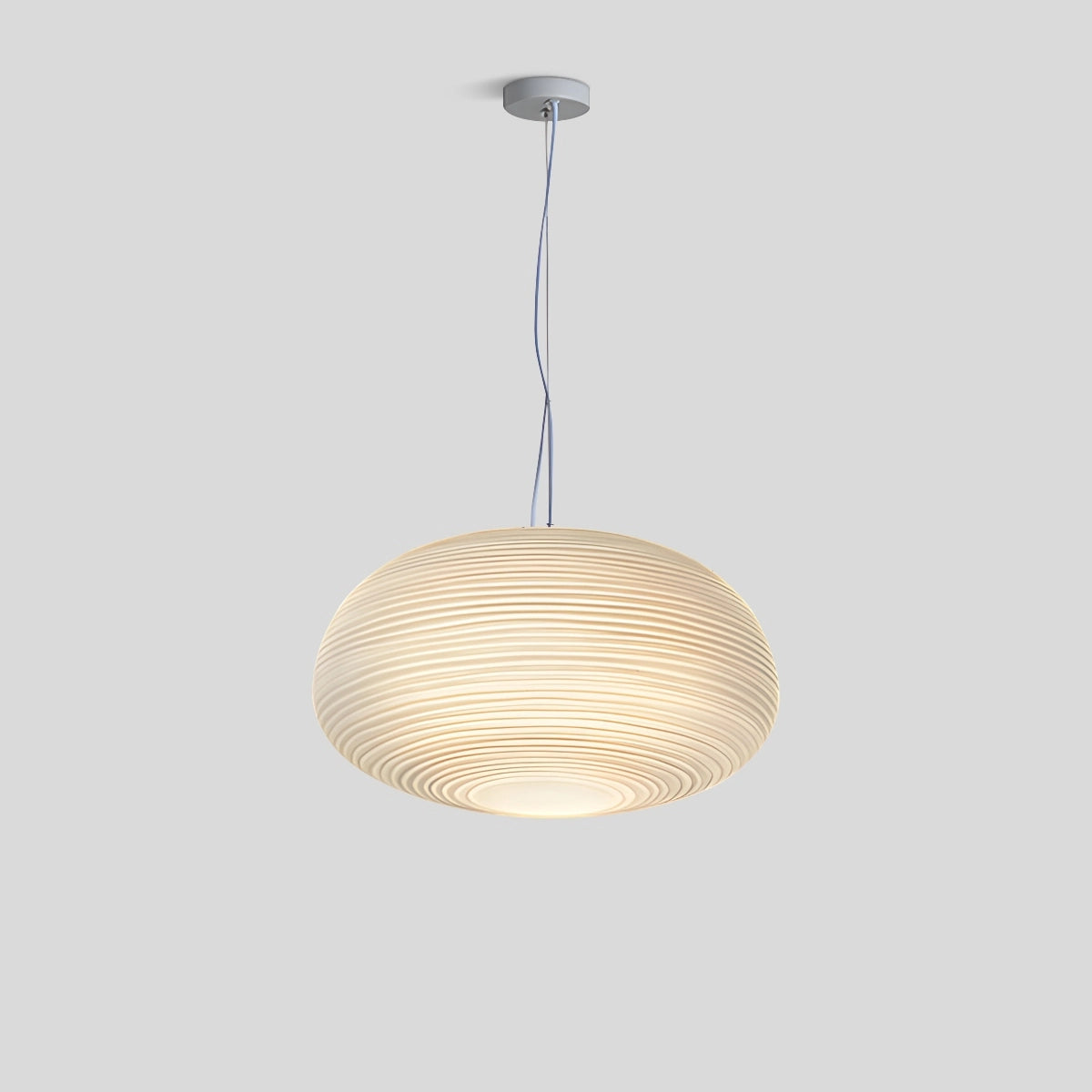 Antizer Lantern Blown Glass Pendant Light for Dining Room Style A