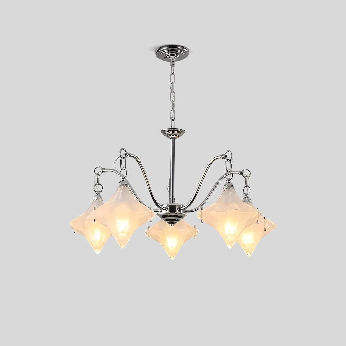 Antizer Sylume Star-Shaped Chandelier for Living Room Style A