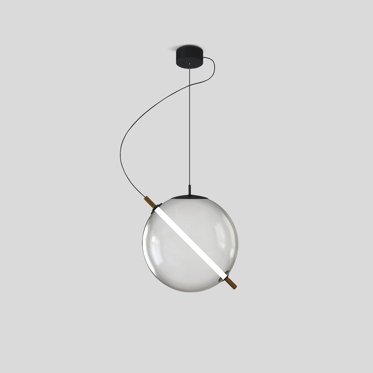 Antizer Nordic Round Glass Pendant & Table Light Style A