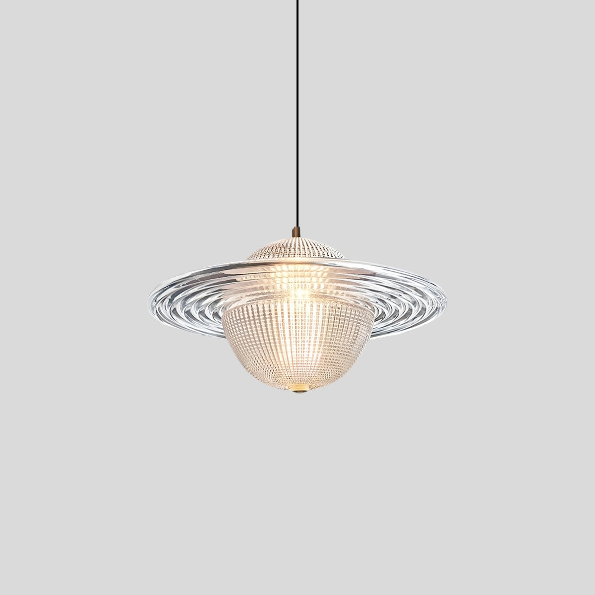 Antizer Modern Glass Planet Pendant Light Style A Warm Light
