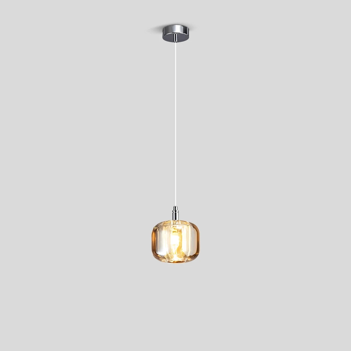 glass globe chandelier
