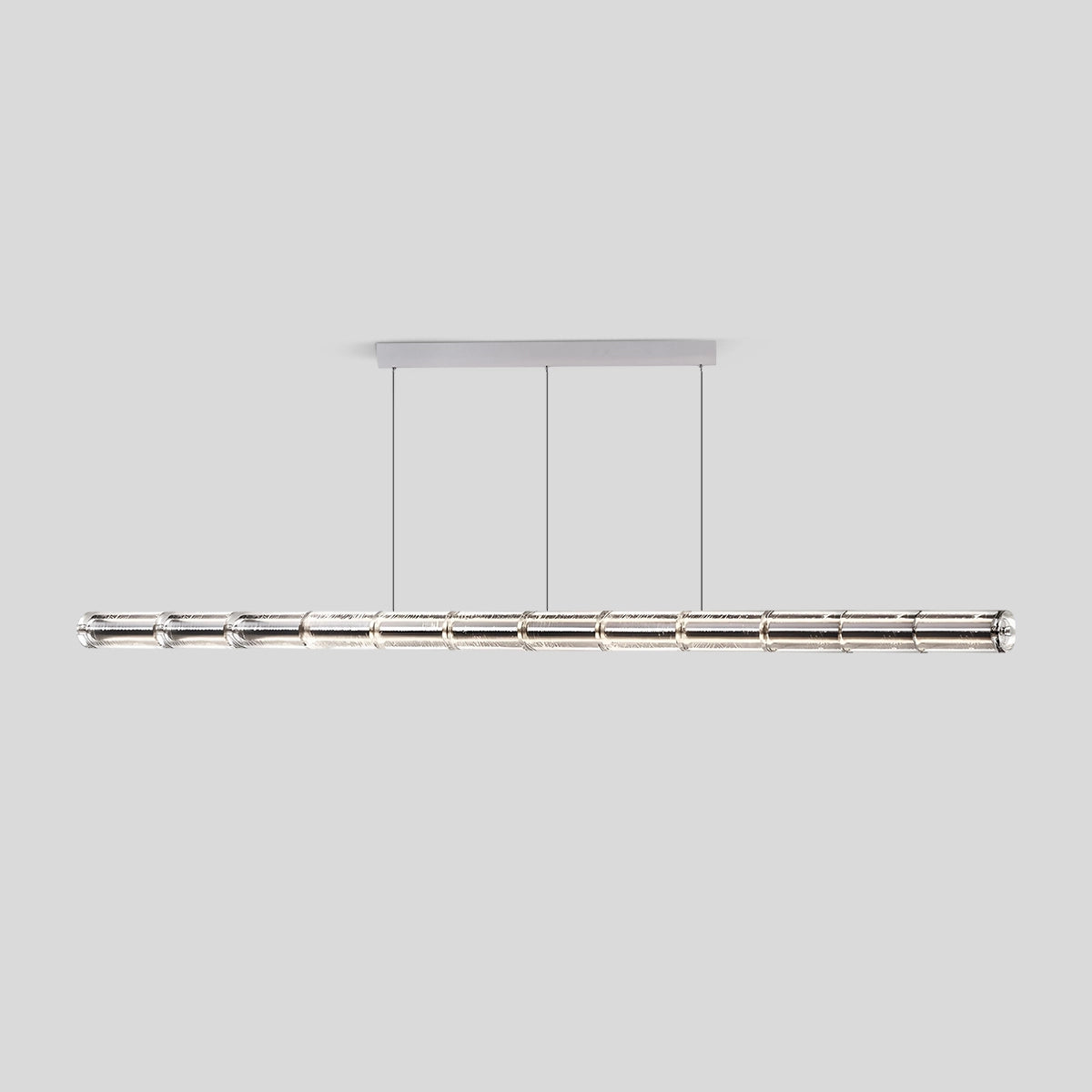 Antizer Minimalist Long Glass Pendant Light Style B 12 Heads