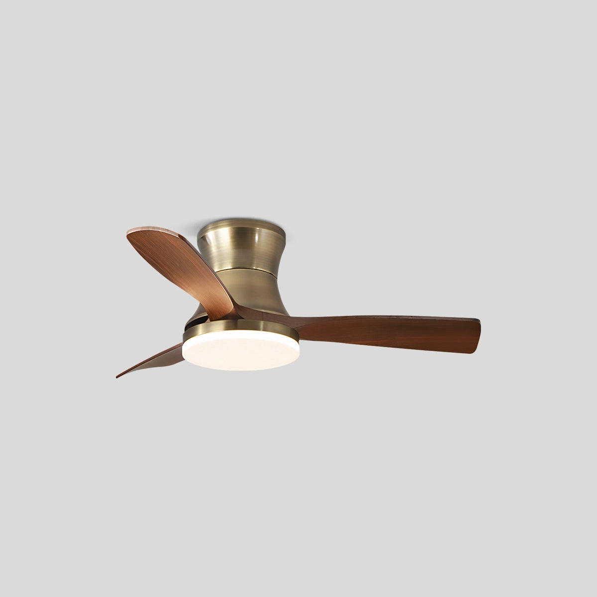 Antizer Modern 5-leaf Remote Control Ceiling Fan Light Style B 3 Blade