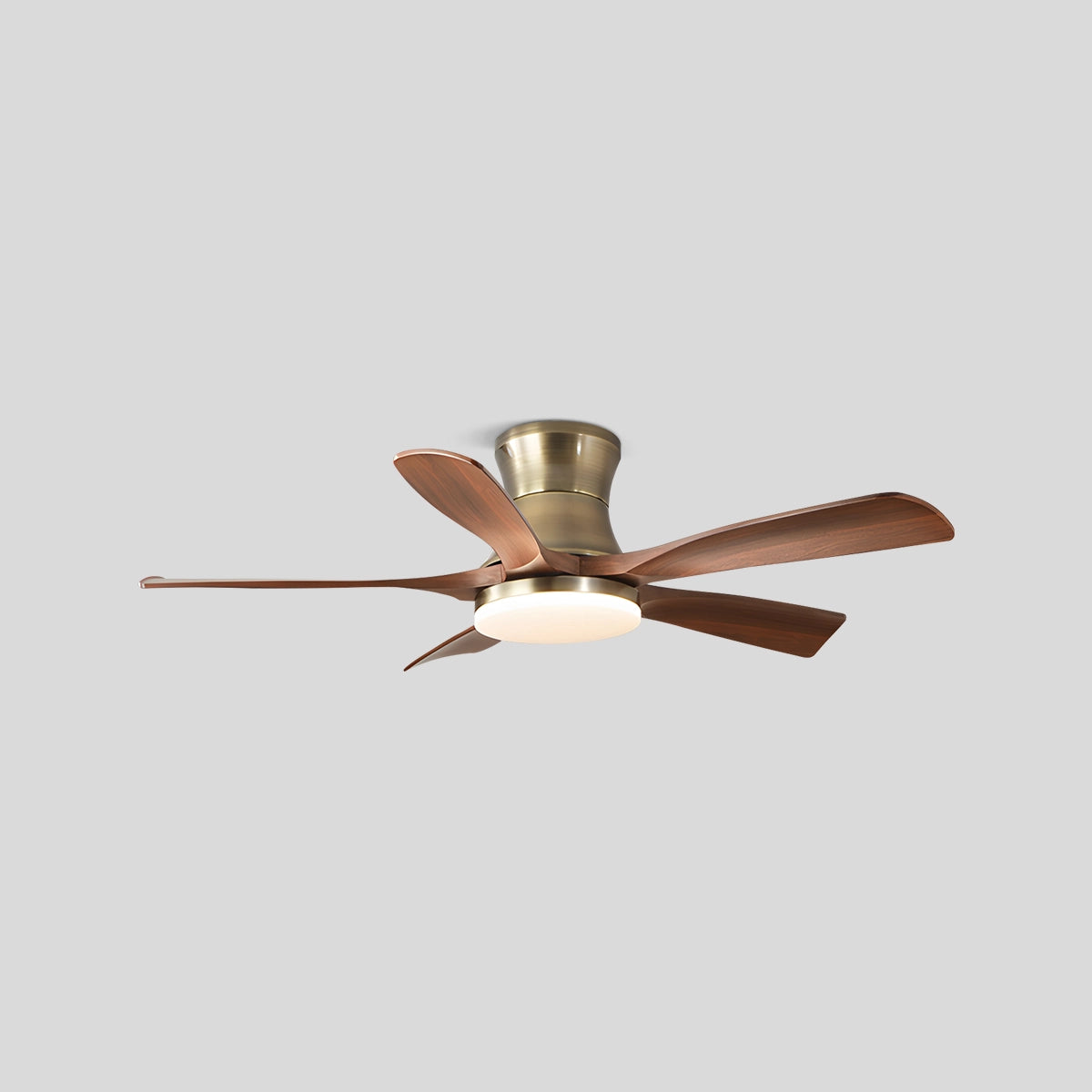 Antizer Modern 5-leaf Remote Control Ceiling Fan Light Style B 5 Blade