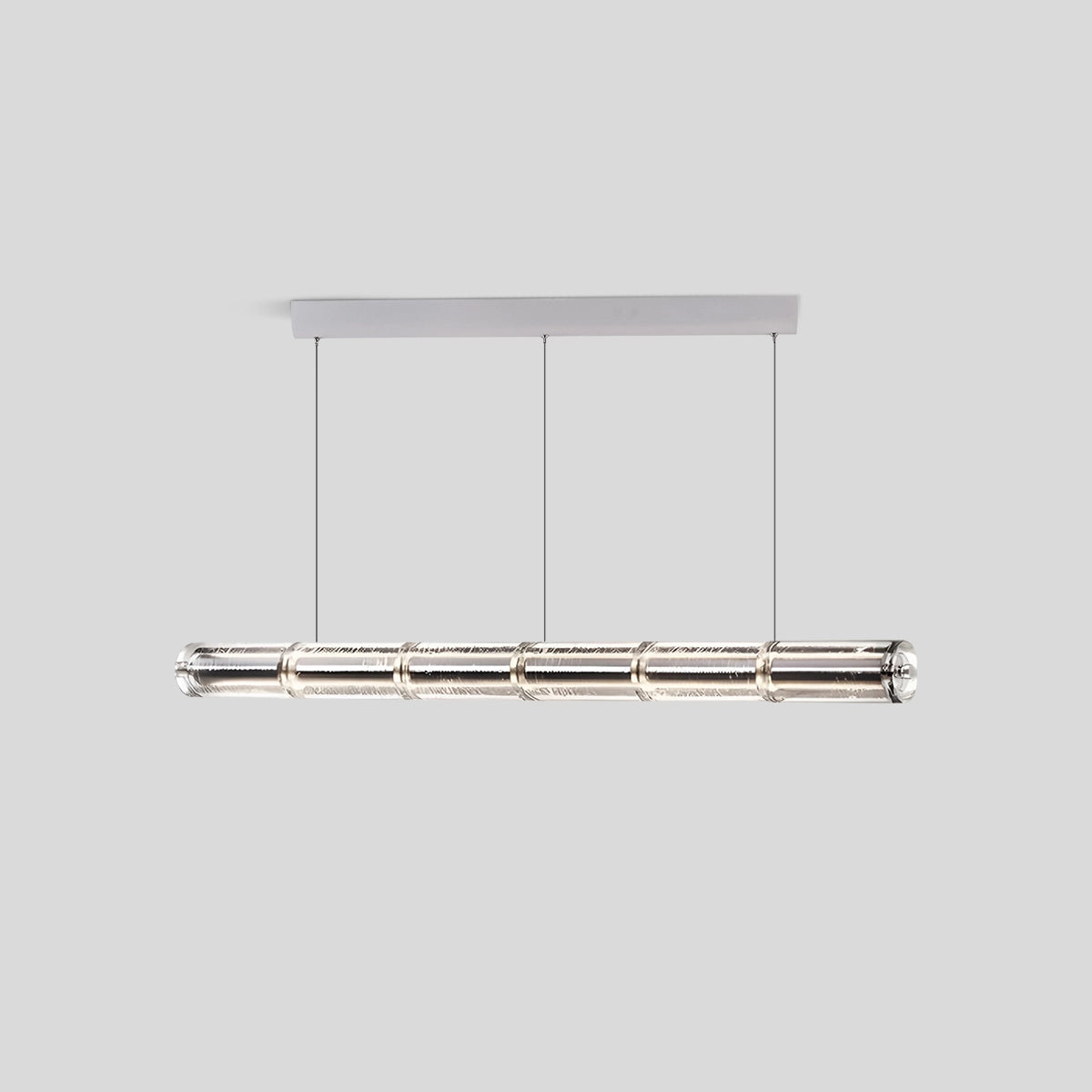 Antizer Minimalist Long Glass Pendant Light Style B 6 Heads