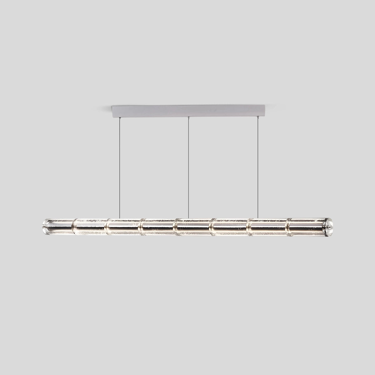 Antizer Minimalist Long Glass Pendant Light Style B 8 Heads
