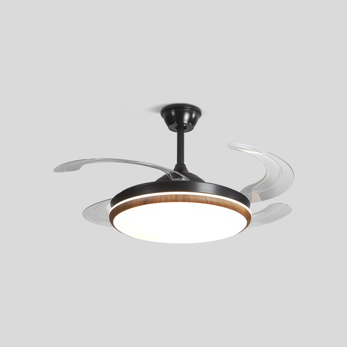 Antizer Retractable Blade Ceiling Fan with Light Style B D106cm / 42"