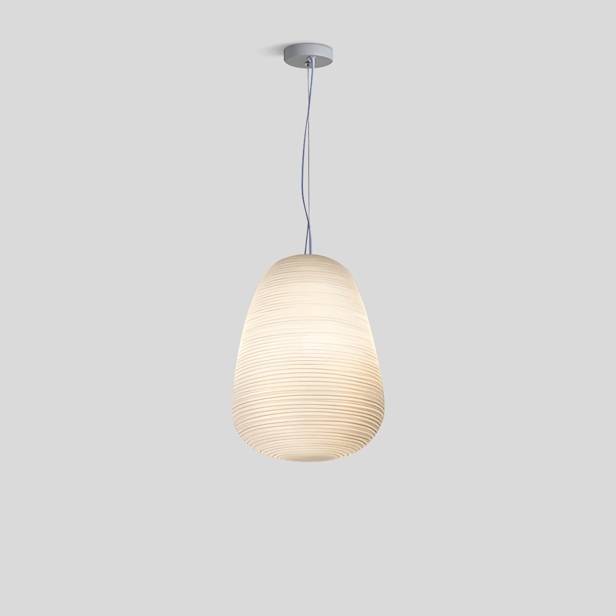 Antizer Lantern Blown Glass Pendant Light for Dining Room Style B