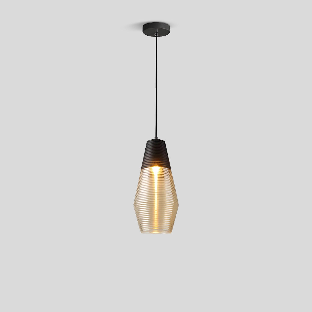 Antizer Industrial Style Glass Pendant Light for Kitchen Style B