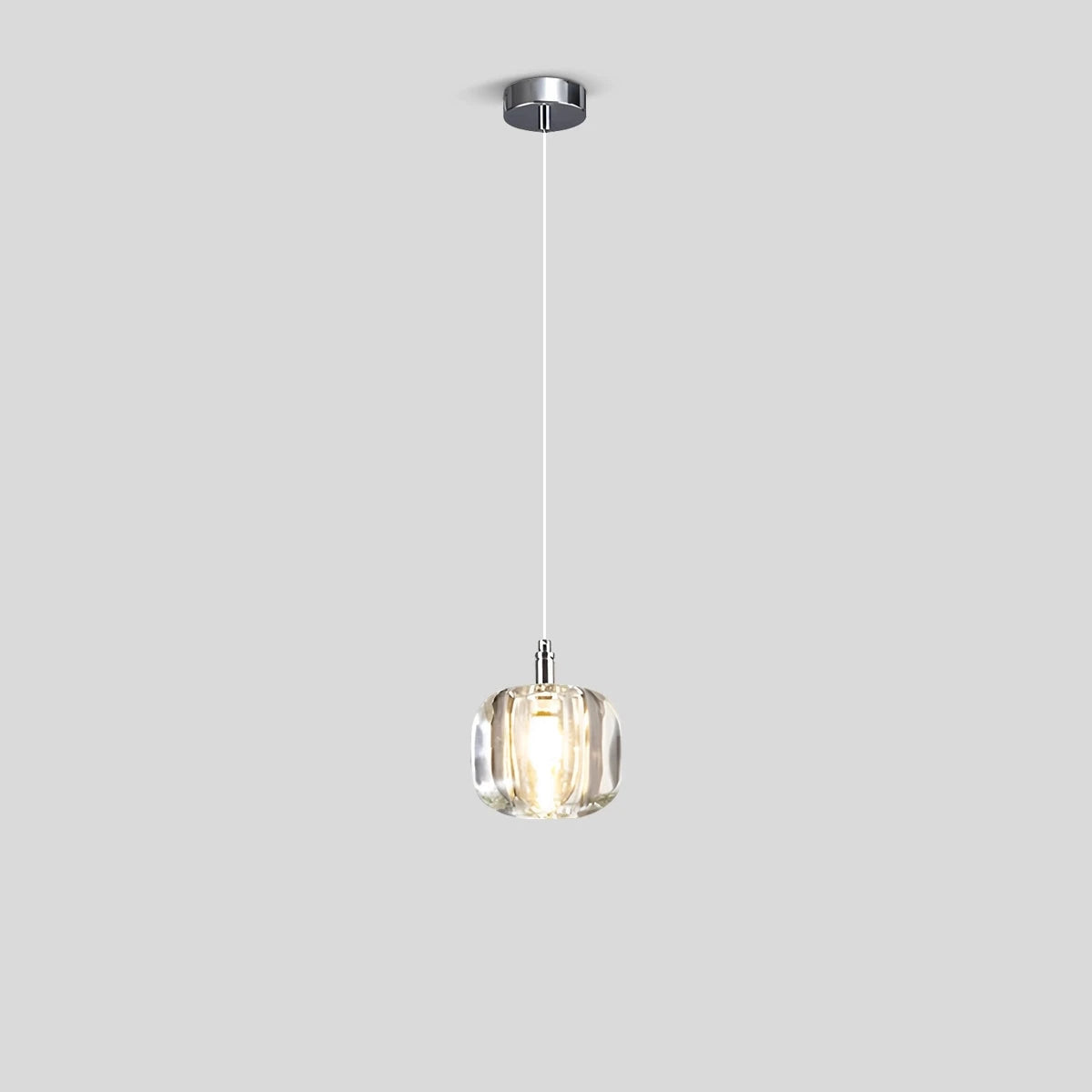 modern multi glass chandelier