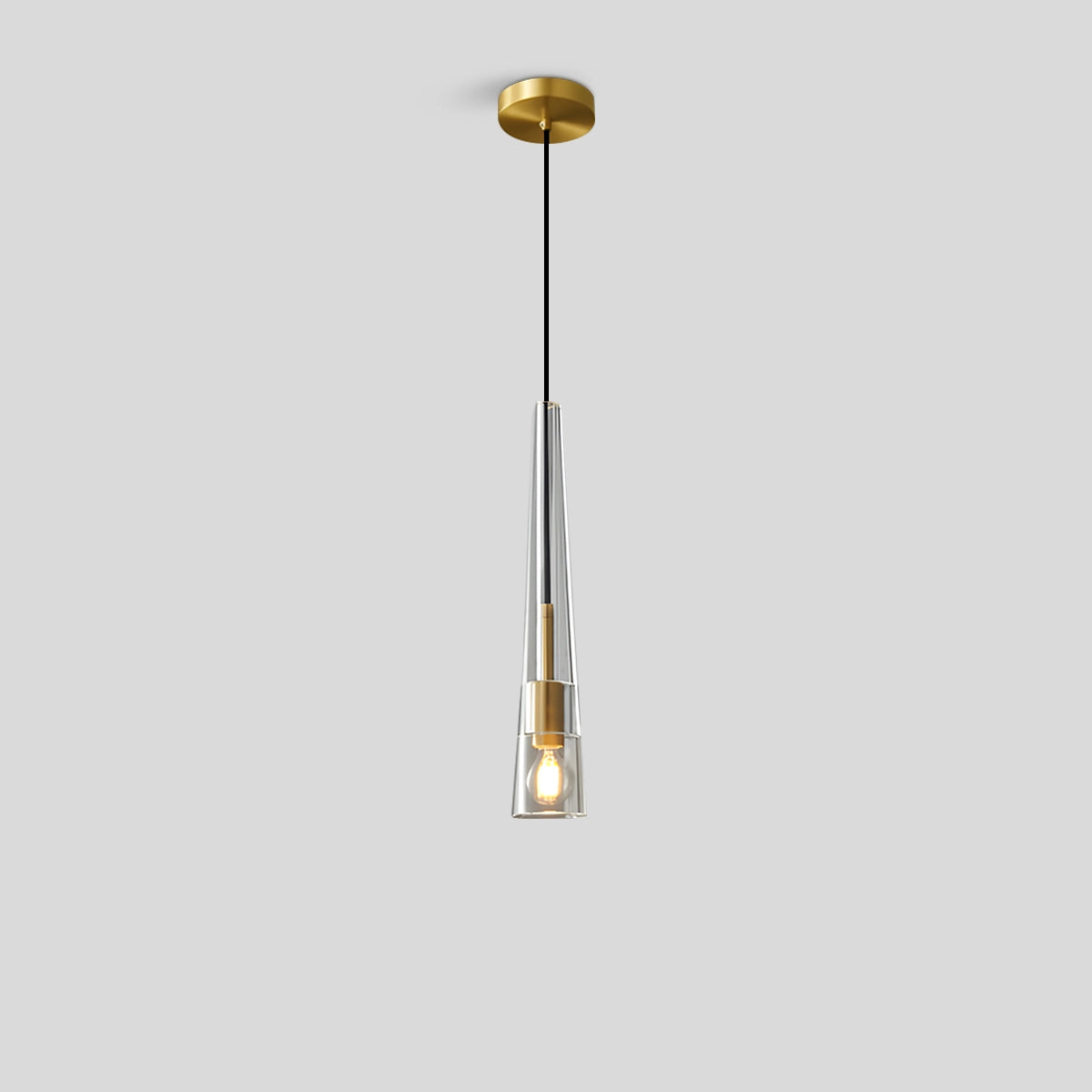 Antizer Copper Crystal Pendant Light Multiple Styles Available Style C Warm Light