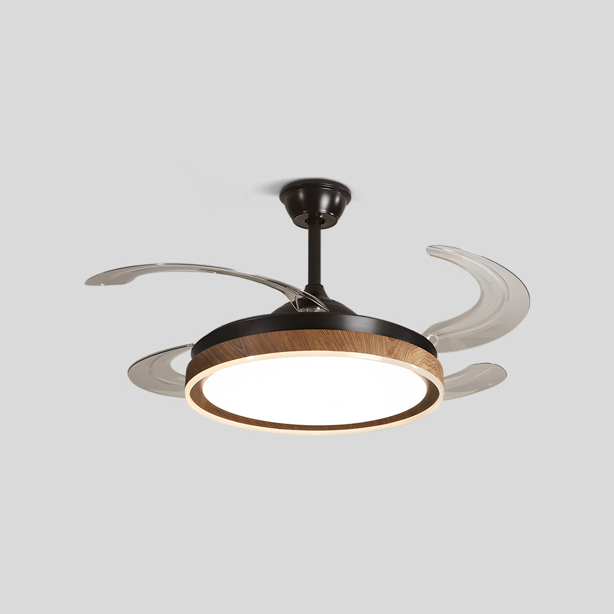 Antizer Retractable Blade Ceiling Fan with Light Style D D106cm / 42"