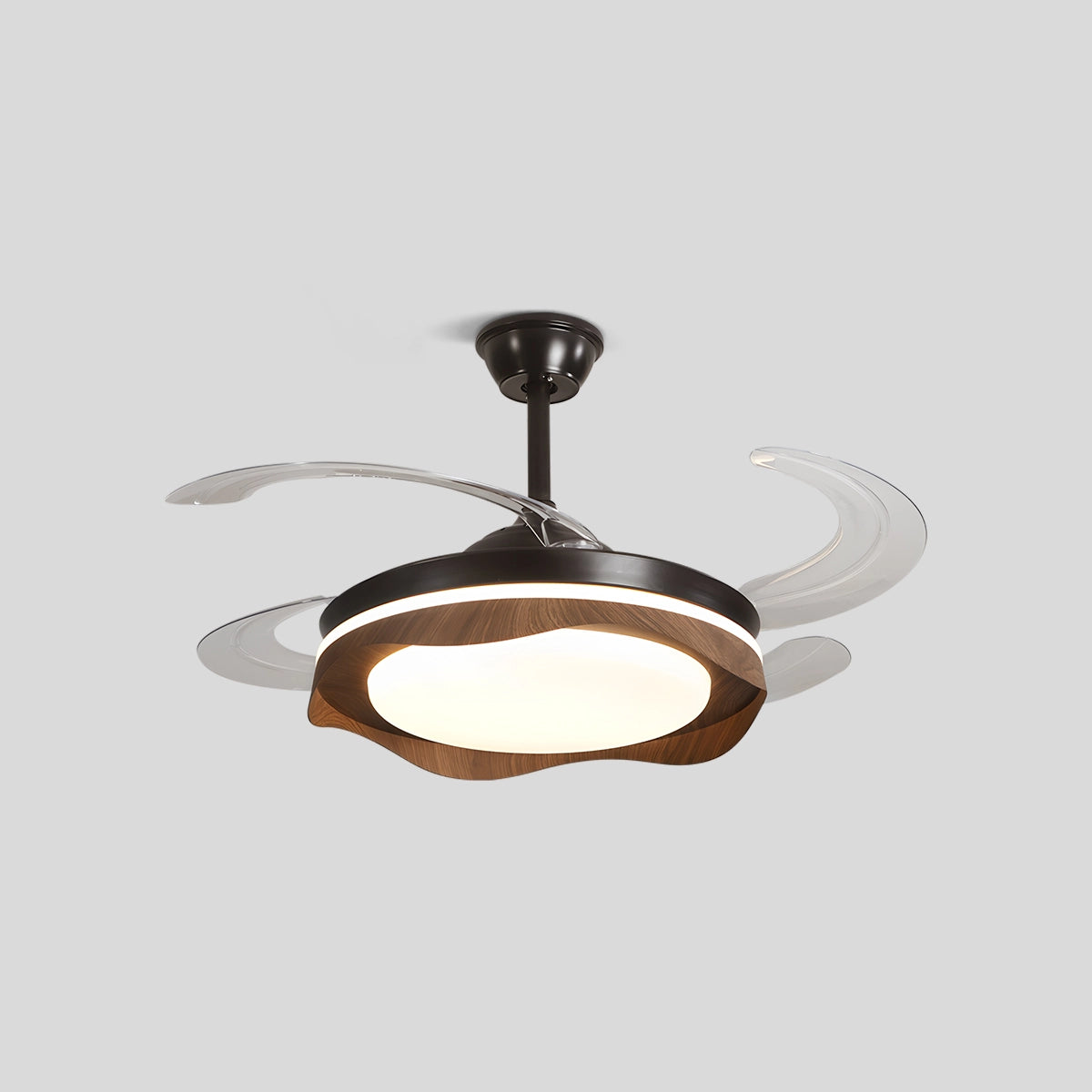 Antizer Retractable Blade Ceiling Fan with Light Style E D106cm / 42"