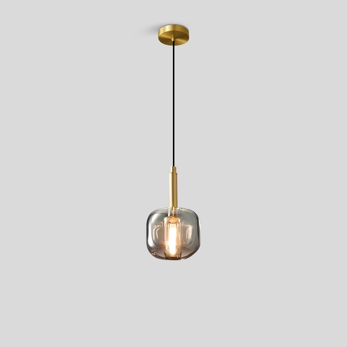 Antizer Copper Crystal Pendant Light Multiple Styles Available Style L Warm Light