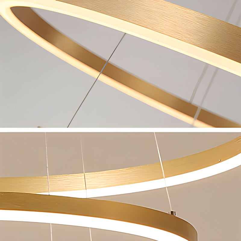 Tiered Ring Chandelier Details