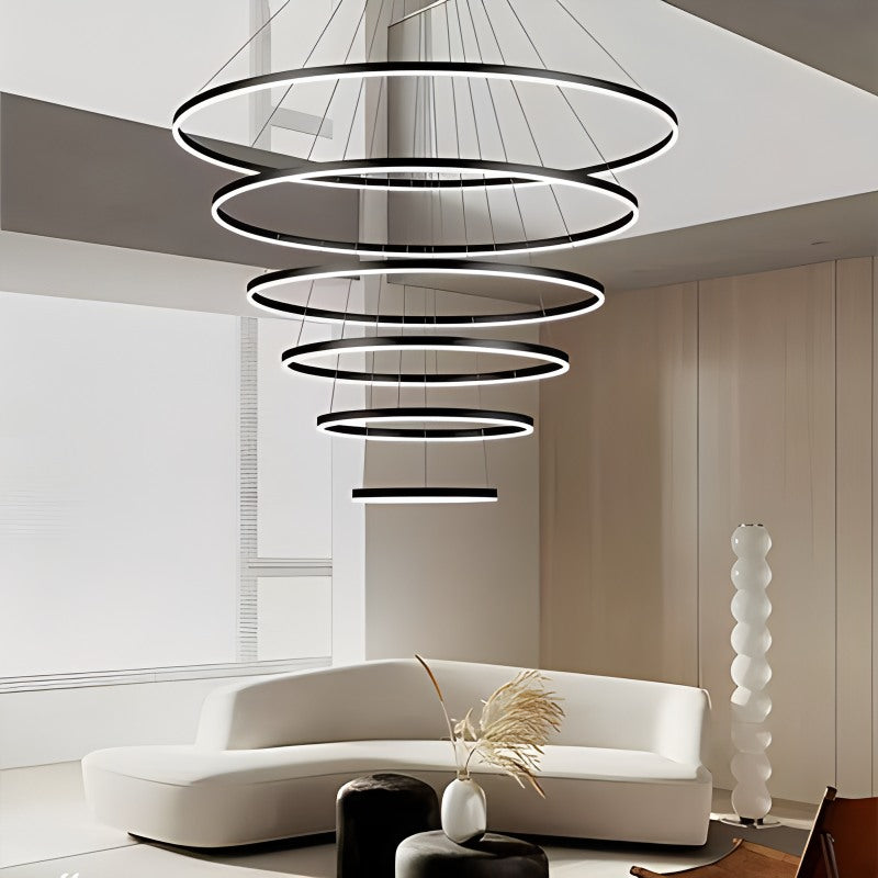modern multi light pendant