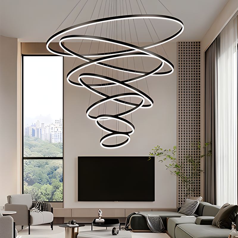 modern multi light pendant
