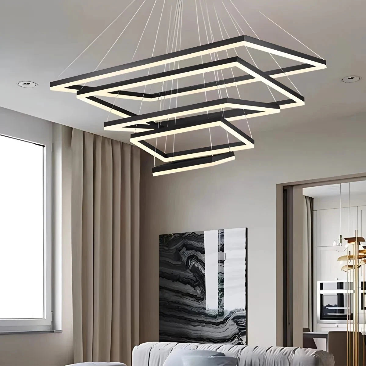tiered chandelier for living room