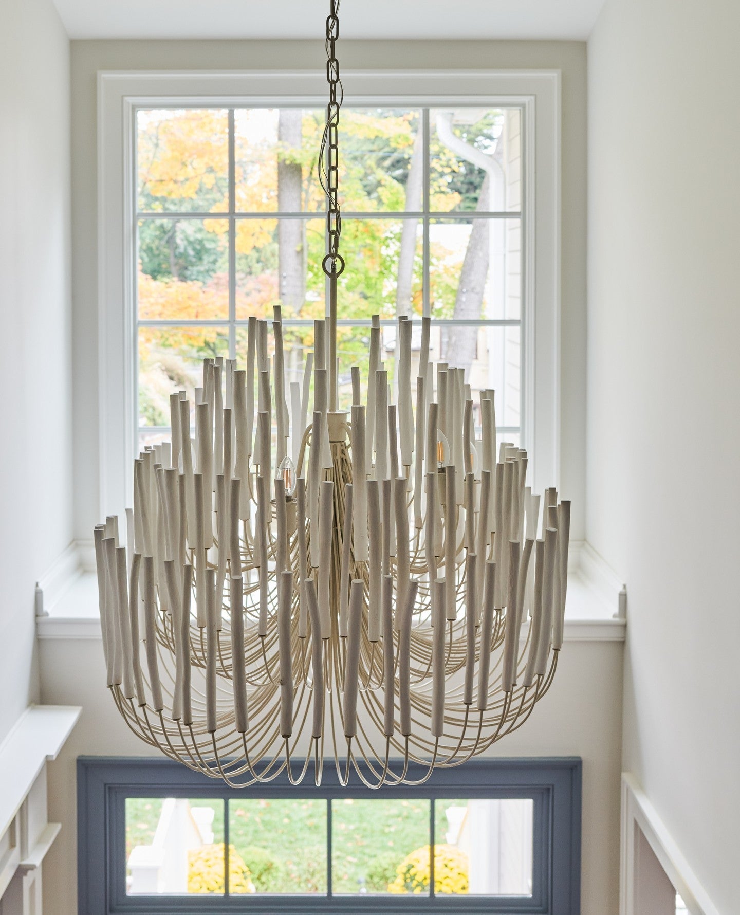 Modern Organic Twiggy Chandelier - Elegant Metal Branch Design Statement Lighting