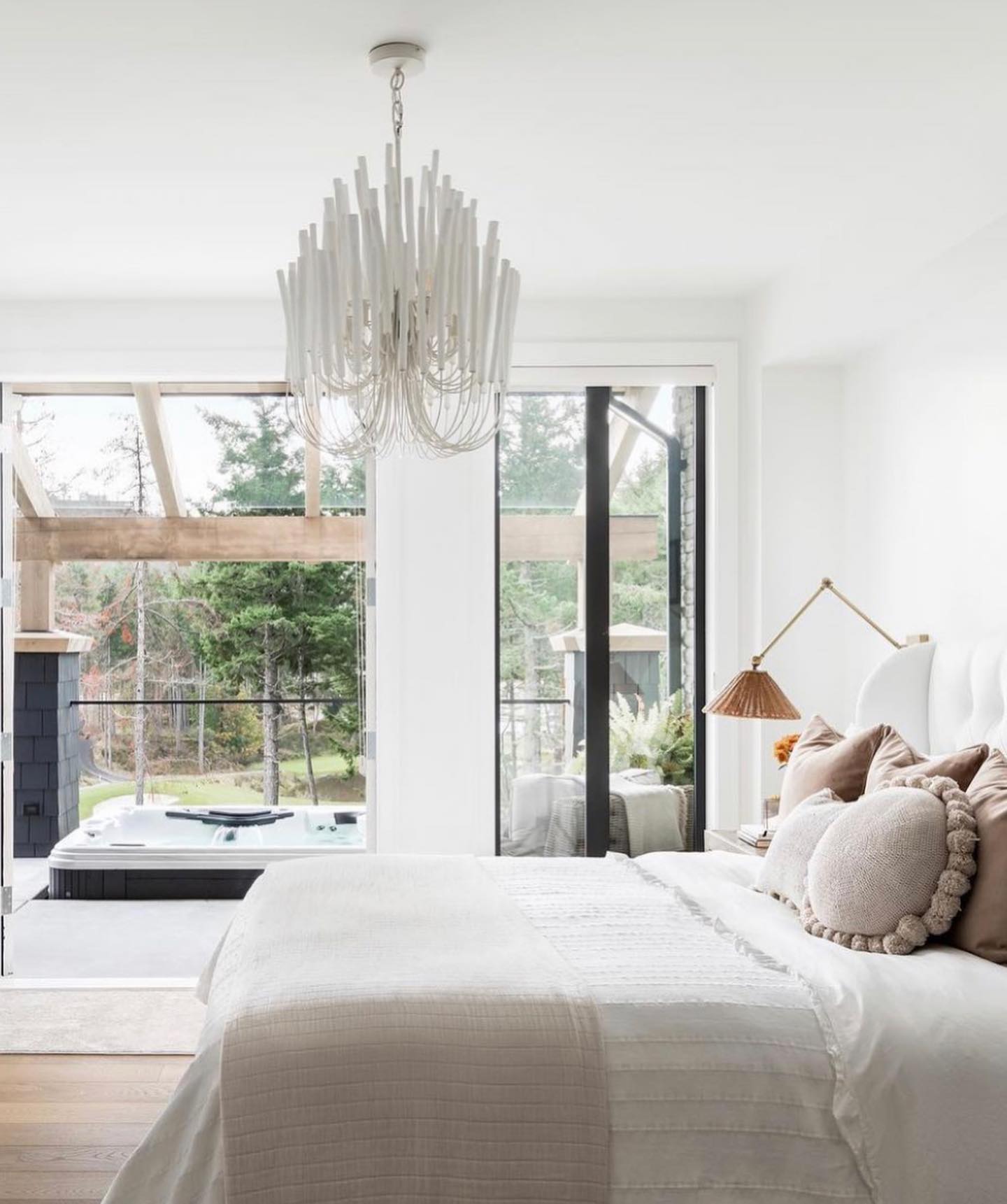Modern Organic Twiggy Chandelier - Elegant Metal Branch Design Statement Lighting