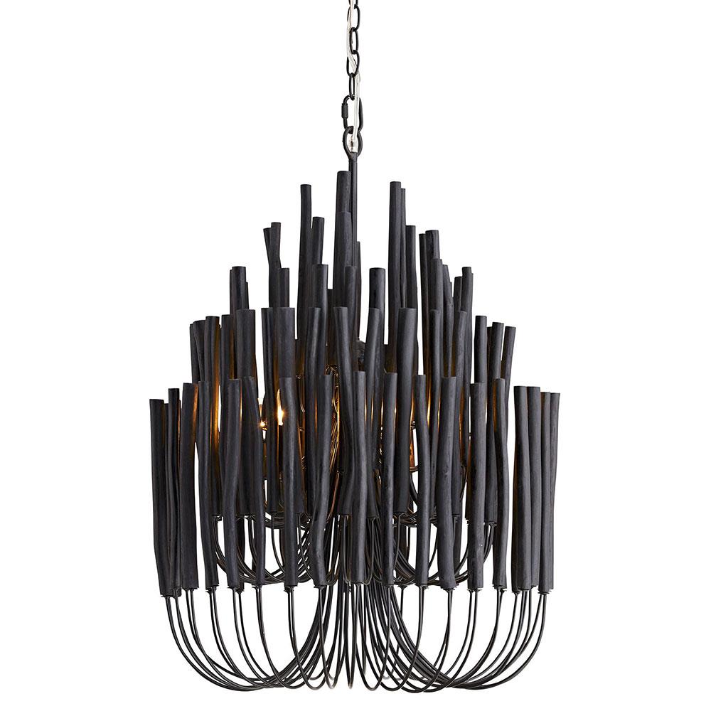 Modern Organic Twiggy Chandelier - Elegant Metal Branch Design Statement Lighting