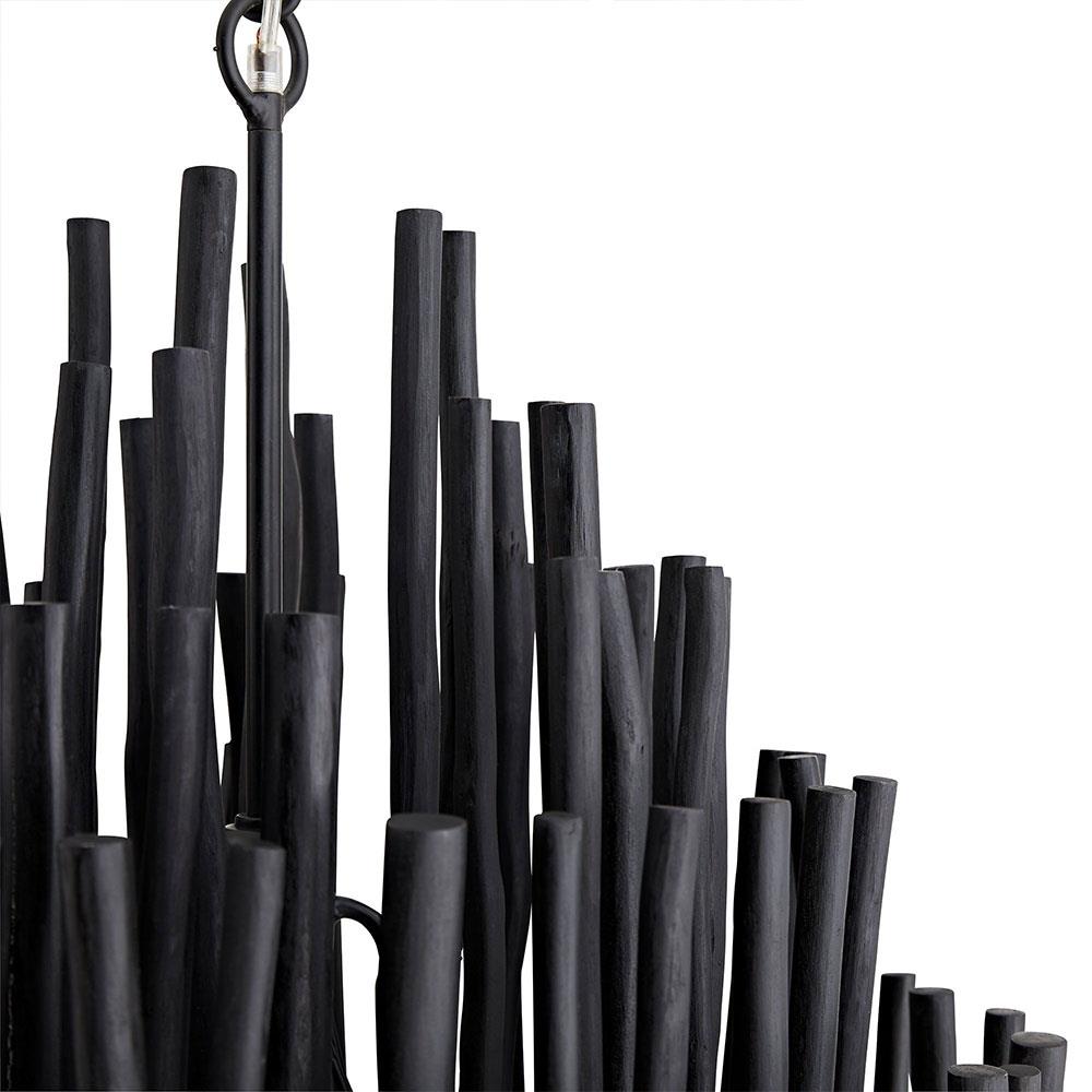 Modern Organic Twiggy Chandelier - Elegant Metal Branch Design Statement Lighting