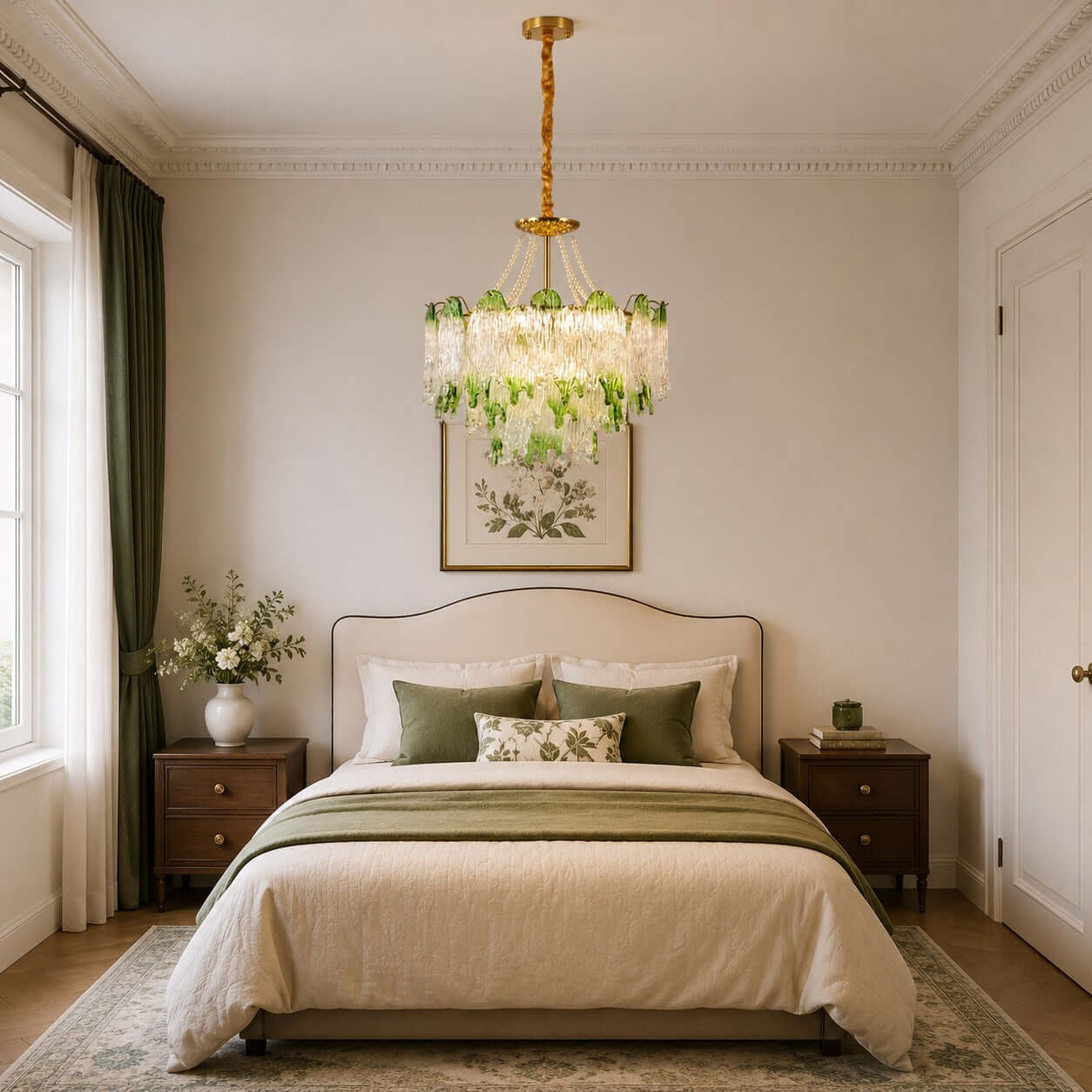 Antizer French Luxury Irregular Glass Chandelier