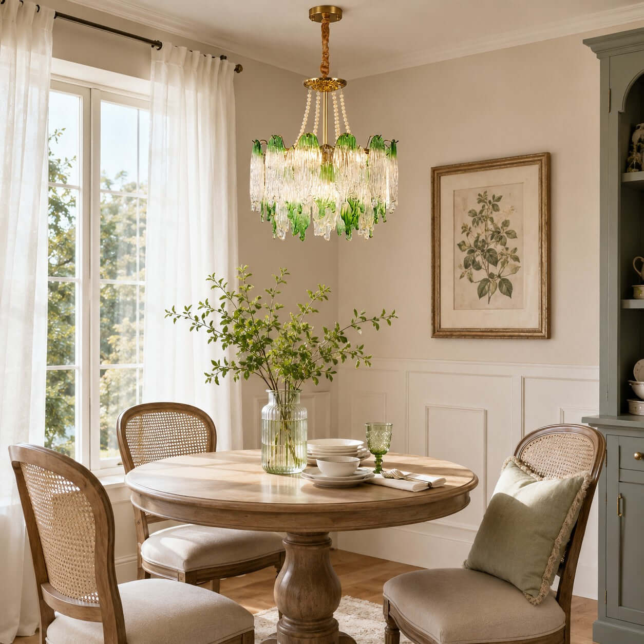 Antizer French Luxury Irregular Glass Chandelier