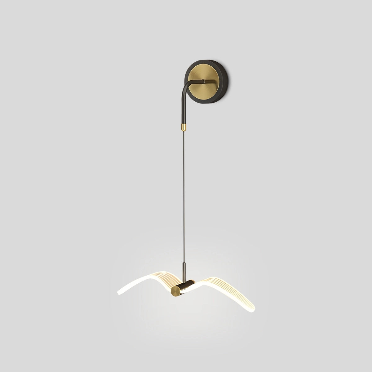 Antizer Personalized Seagull Home Wall Lamp Bedside Lamp Wall Light Tricolor Dimming