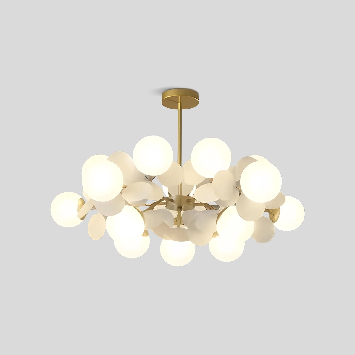 Antizer Colorful Flash Modern Chandelier 15 Head White-90cm / 35.43"